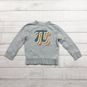 Gymboree Pi Sweatshirt Kids Easy As Pi Design size 4